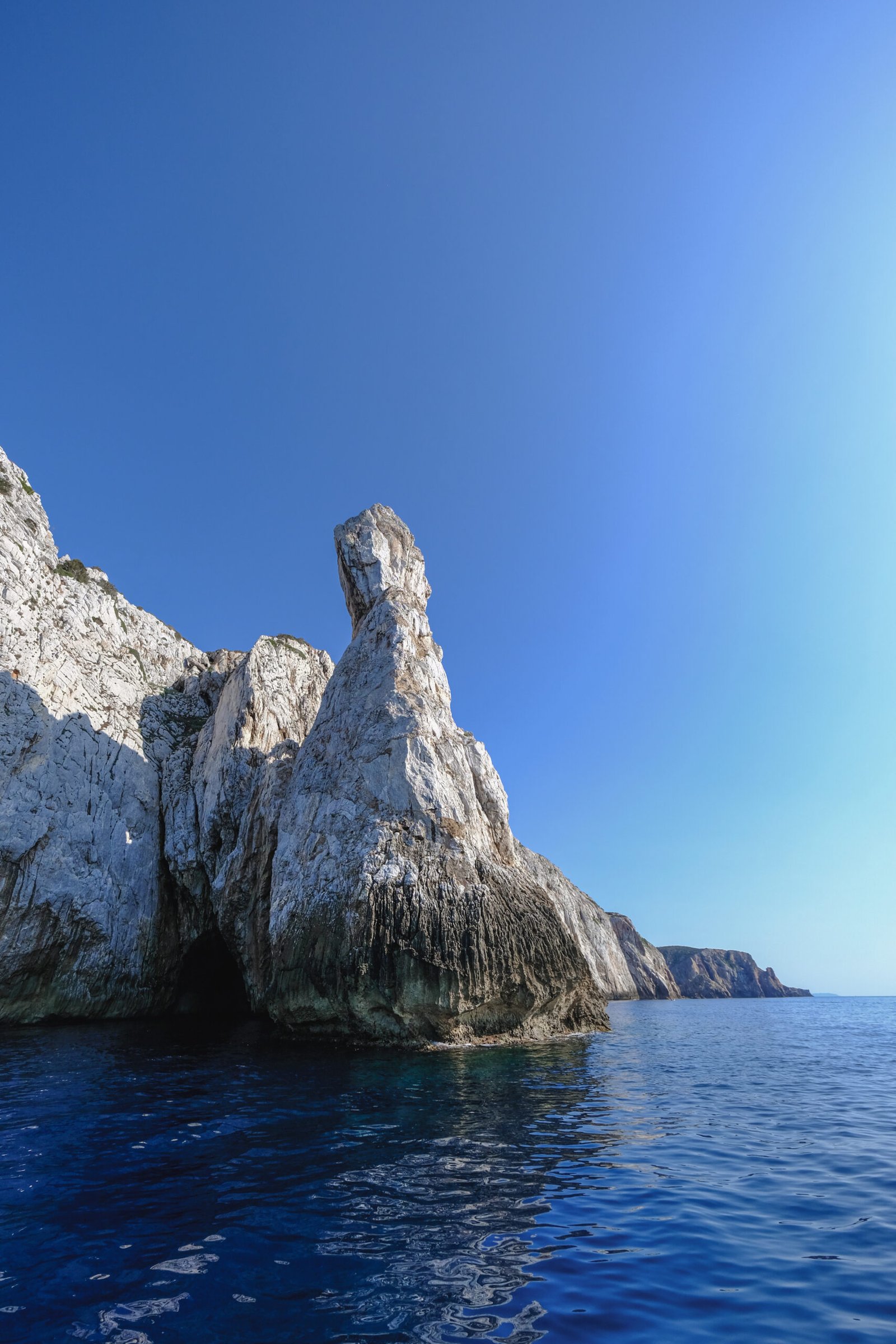 Ocean surrounded by the rocky cliffs  - great for wallpapers